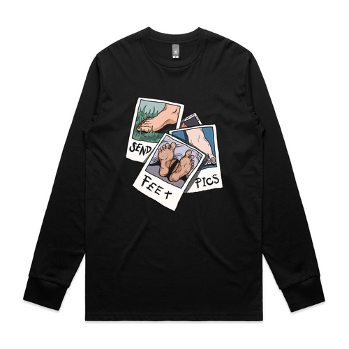 Feet Pics Tee by Lonely Kids Club. All clothing from our T-shirts to our shorts and hoodies are ethically made, and printed packed and shipped from Sydney.