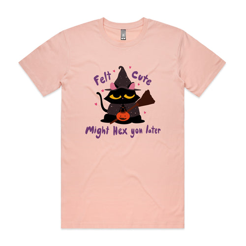 Felt Cute, Might Hex Tee by Lonely Kids Club. All clothing from our T-shirts to our shorts and hoodies are ethically made, and printed packed and shipped from Sydney.