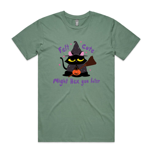 Felt Cute, Might Hex Tee by Lonely Kids Club. All clothing from our T-shirts to our shorts and hoodies are ethically made, and printed packed and shipped from Sydney.