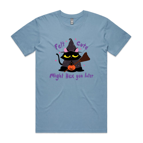Felt Cute, Might Hex Tee by Lonely Kids Club. All clothing from our T-shirts to our shorts and hoodies are ethically made, and printed packed and shipped from Sydney.