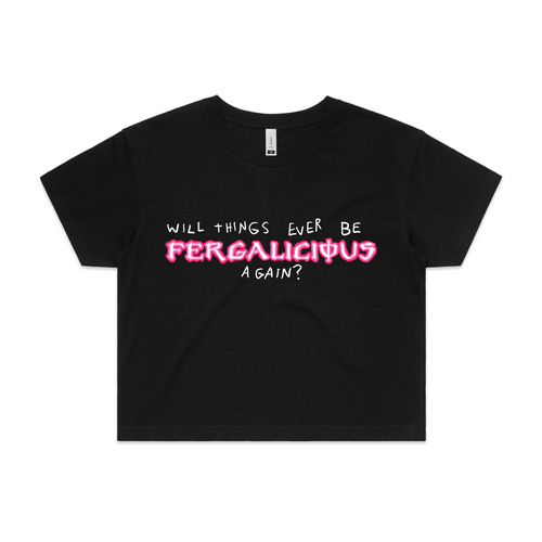 Fergalicious by Lonely Kids Club. All clothing from our T-shirts to our shorts and hoodies are ethically made, and printed packed and shipped from Sydney.