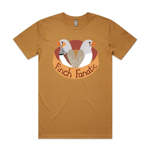 Finch Fanatic Tee by Lonely Kids Club. All clothing from our T-shirts to our shorts and hoodies are ethically made, and printed packed and shipped from Sydney.