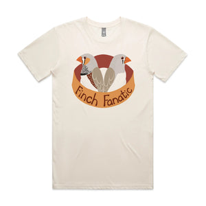 Finch Fanatic Tee by Lonely Kids Club. All clothing from our T-shirts to our shorts and hoodies are ethically made, and printed packed and shipped from Sydney.