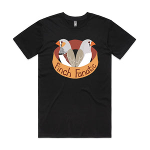 Finch Fanatic Tee by Lonely Kids Club. All clothing from our T-shirts to our shorts and hoodies are ethically made, and printed packed and shipped from Sydney.