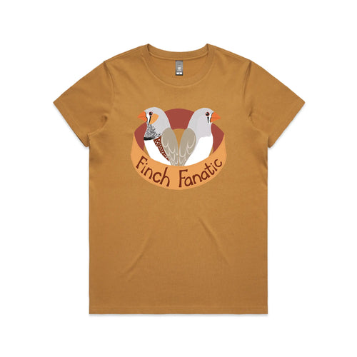 Finch Fanatic Tee by Lonely Kids Club. All clothing from our T-shirts to our shorts and hoodies are ethically made, and printed packed and shipped from Sydney.