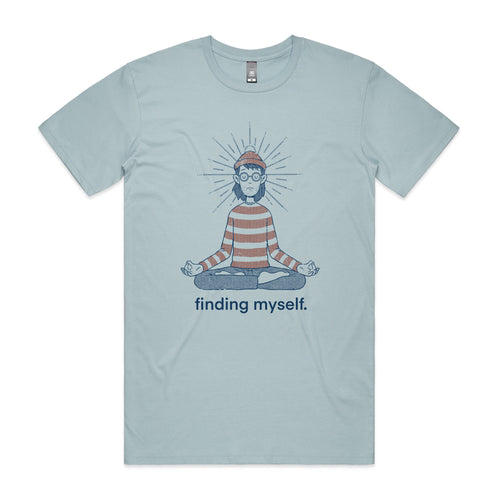 Finding Myself Tee by Lonely Kids Club. All clothing from our T-shirts to our shorts and hoodies are ethically made, and printed packed and shipped from Sydney.