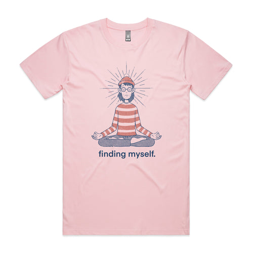 Finding Myself Tee by Lonely Kids Club. All clothing from our T-shirts to our shorts and hoodies are ethically made, and printed packed and shipped from Sydney.