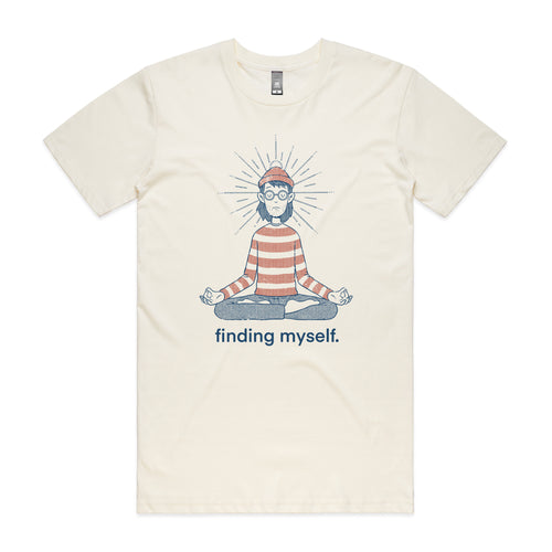 Finding Myself Tee by Lonely Kids Club. All clothing from our T-shirts to our shorts and hoodies are ethically made, and printed packed and shipped from Sydney.