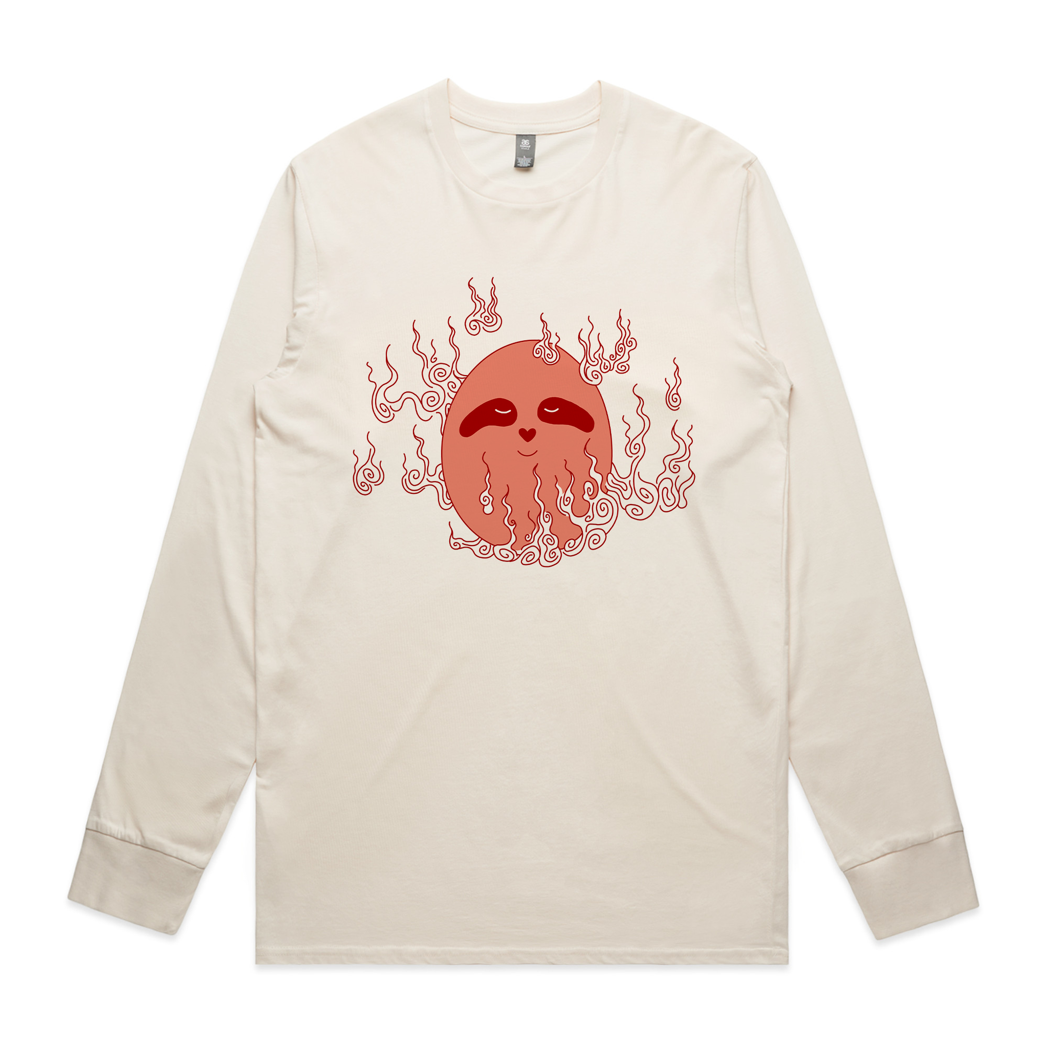 Fire Elemental Egg Sloth Tee