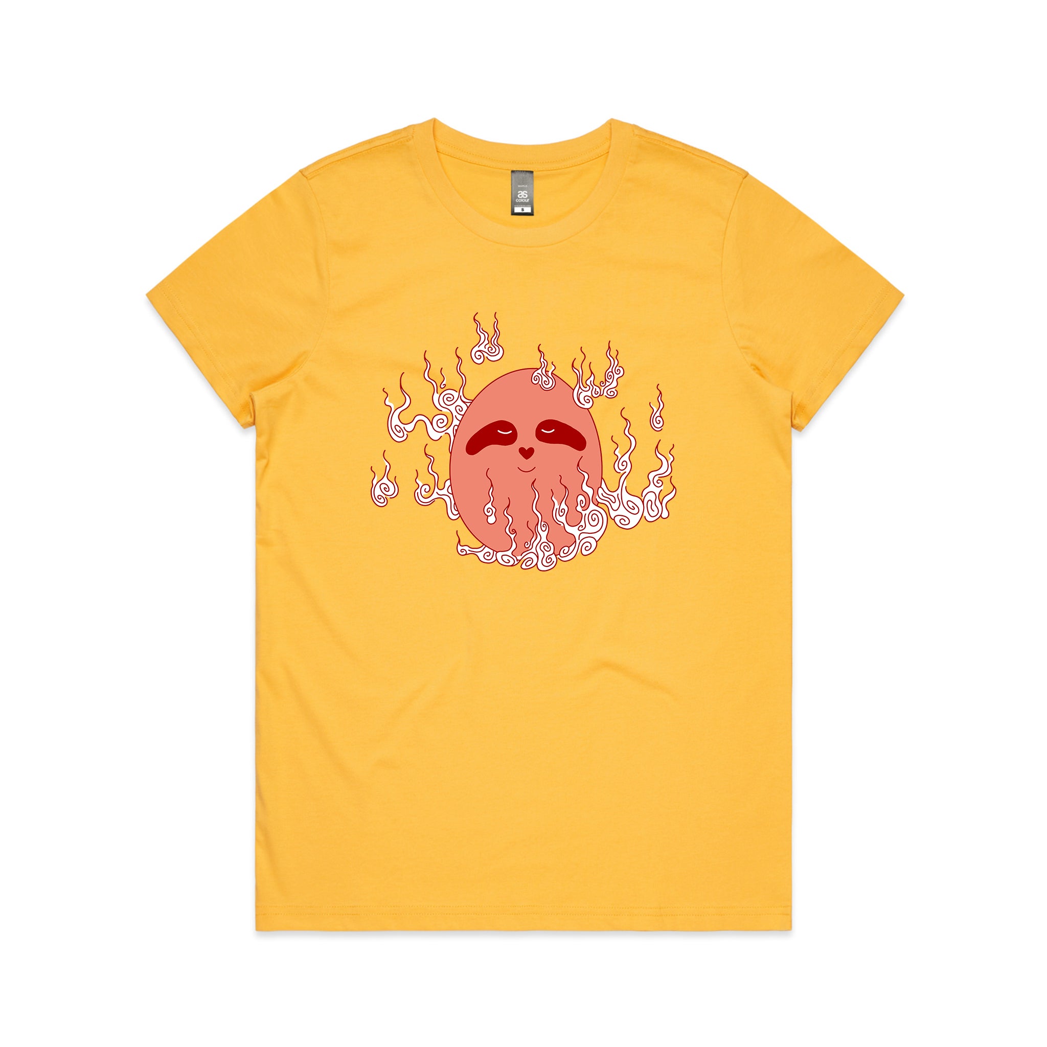 Fire Elemental Egg Sloth Tee