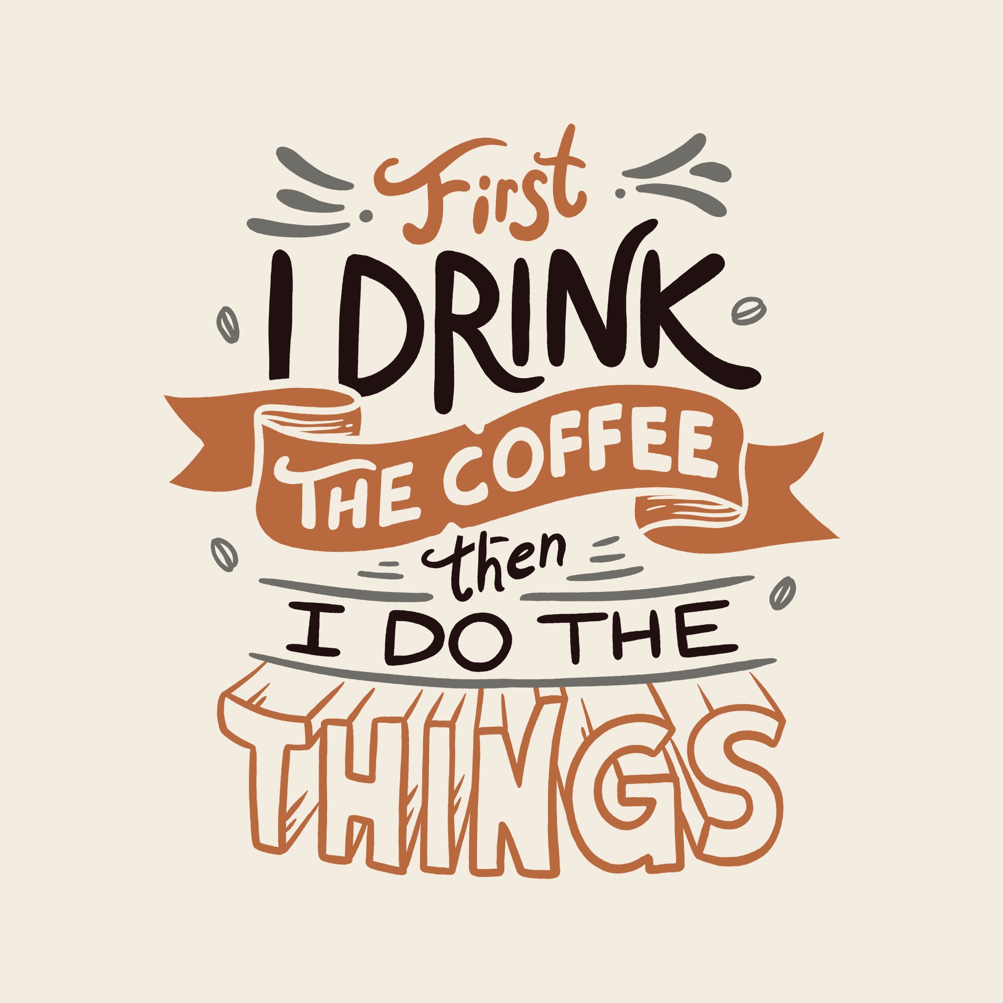 First The Coffee Tee