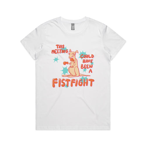 Fistfight Tee by Lonely Kids Club. All clothing from our T-shirts to our shorts and hoodies are ethically made, and printed packed and shipped from Sydney.