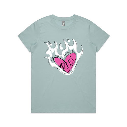 Fix Your Hearts Or Die Tee by Lonely Kids Club. All clothing from our T-shirts to our shorts and hoodies are ethically made, and printed packed and shipped from Sydney.
