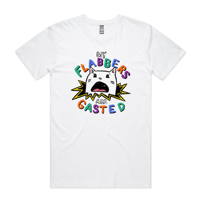 Flabbers Are Gasted Tee by Lonely Kids Club. All clothing from our T-shirts to our shorts and hoodies are ethically made, and printed packed and shipped from Sydney.