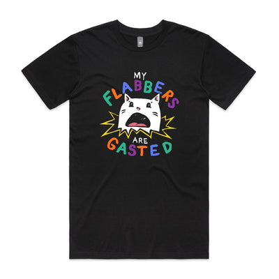 Flabbers Are Gasted Tee by Lonely Kids Club. All clothing from our T-shirts to our shorts and hoodies are ethically made, and printed packed and shipped from Sydney.