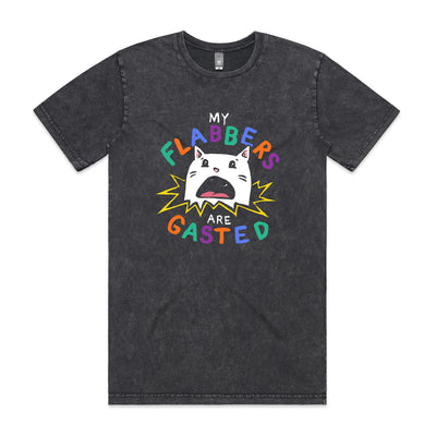 Flabbers Are Gasted Tee by Lonely Kids Club. All clothing from our T-shirts to our shorts and hoodies are ethically made, and printed packed and shipped from Sydney.