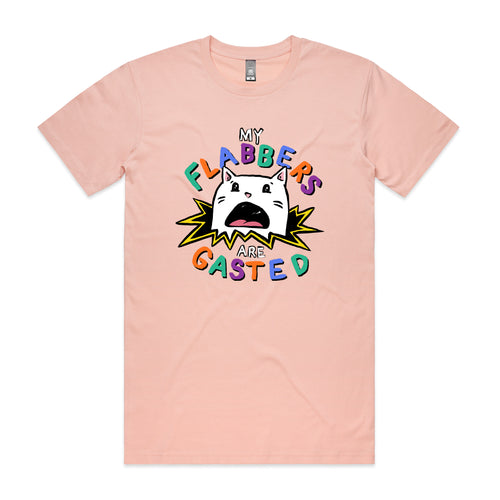 Flabbers Are Gasted Tee by Lonely Kids Club. All clothing from our T-shirts to our shorts and hoodies are ethically made, and printed packed and shipped from Sydney.