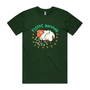 Fleece Navidad Tee by Lonely Kids Club. All clothing from our T-shirts to our shorts and hoodies are ethically made, and printed packed and shipped from Sydney.