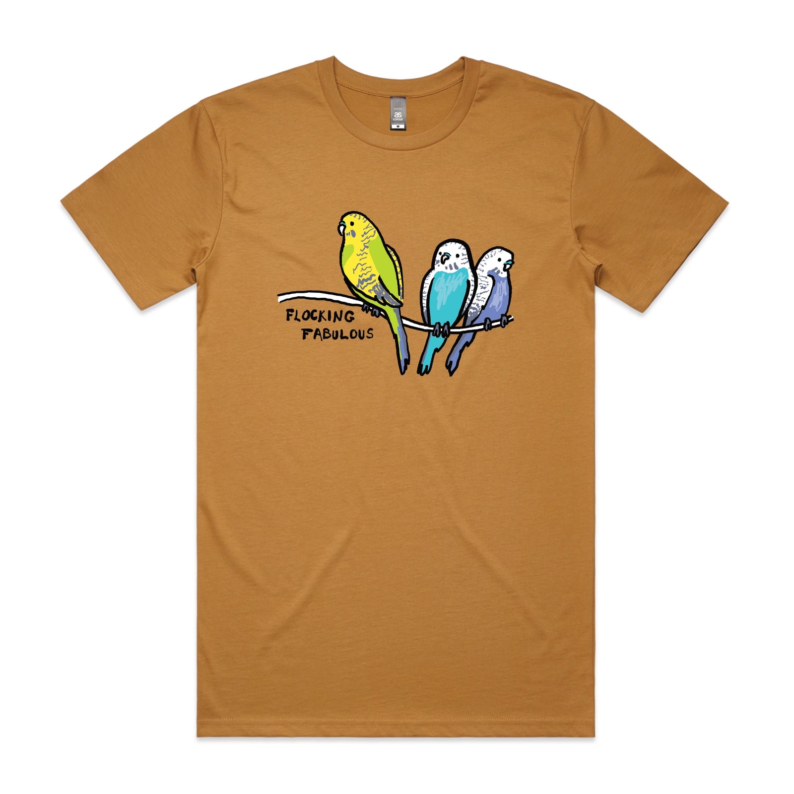 Camel unisex t-shirt with Flocking Fabulous graphic by Lonely Kids Club