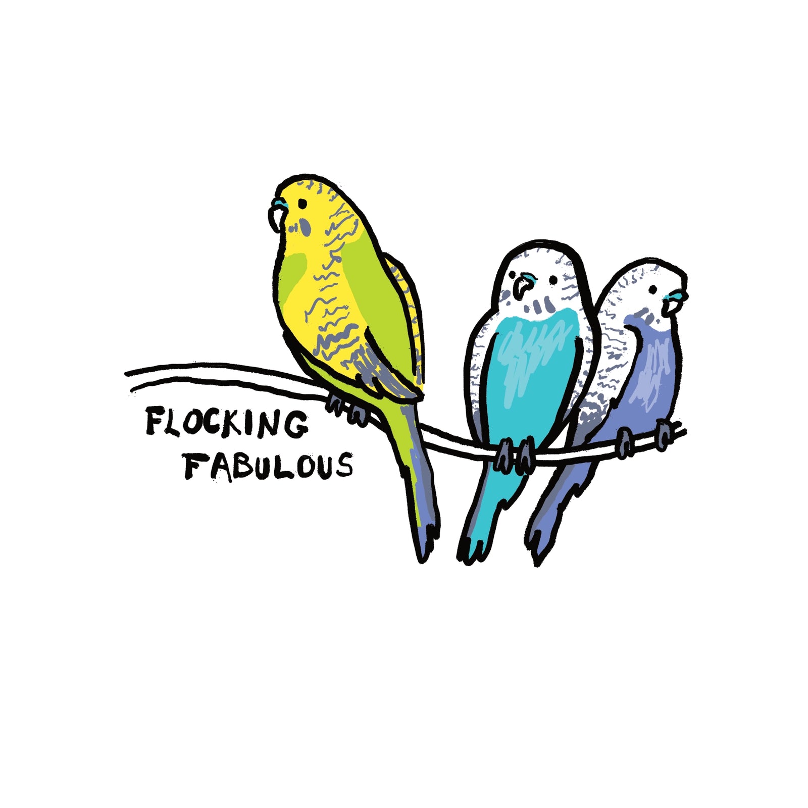 Flocking Fabulous t-shirt by Lonely Kids Club