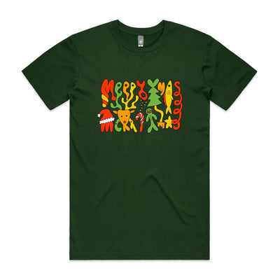 Foldmas Tee by Lonely Kids Club. All clothing from our T-shirts to our shorts and hoodies are ethically made, and printed packed and shipped from Sydney.