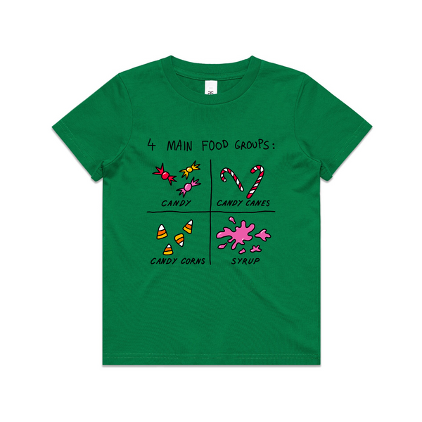 Food Groups Kids Tee