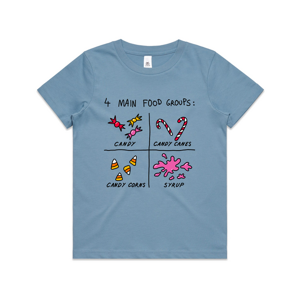 Food Groups Kids Tee