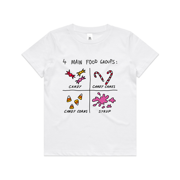 Food Groups Kids Tee