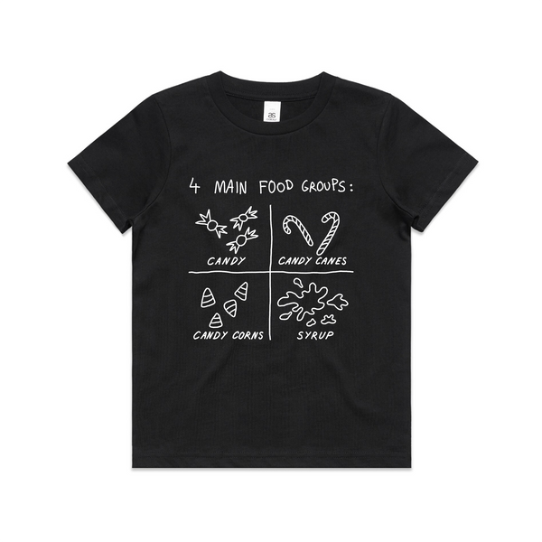 Food Groups Kids Tee