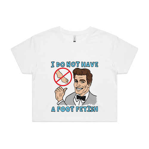 Foot Fetish Tee by Lonely Kids Club. All clothing from our T-shirts to our shorts and hoodies are ethically made, and printed packed and shipped from Sydney.