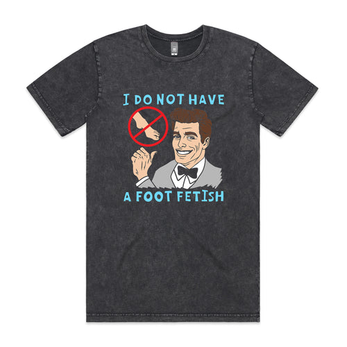 Foot Fetish Tee by Lonely Kids Club. All clothing from our T-shirts to our shorts and hoodies are ethically made, and printed packed and shipped from Sydney.