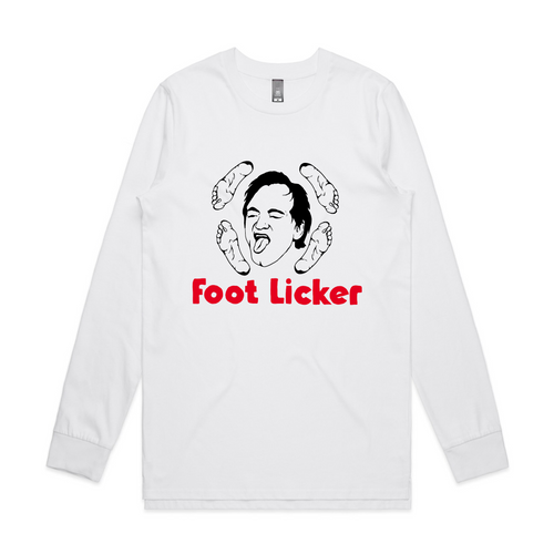 Foot Licker Tee by Lonely Kids Club. All clothing from our T-shirts to our shorts and hoodies are ethically made, and printed packed and shipped from Sydney.