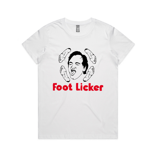 Foot Licker Tee by Lonely Kids Club. All clothing from our T-shirts to our shorts and hoodies are ethically made, and printed packed and shipped from Sydney.