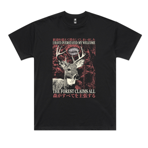 The Forest Claims All Tee by Lonely Kids Club. All clothing from our T-shirts to our shorts and hoodies are ethically made, and printed packed and shipped from Sydney.