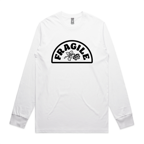 Fragile Rose Tee by Lonely Kids Club. All clothing from our T-shirts to our shorts and hoodies are ethically made, and printed packed and shipped from Sydney.