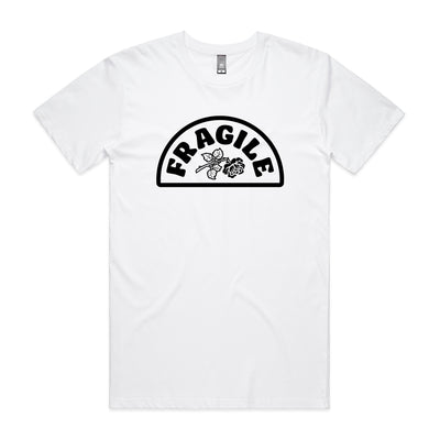 Fragile Rose Tee by Lonely Kids Club. All clothing from our T-shirts to our shorts and hoodies are ethically made, and printed packed and shipped from Sydney.