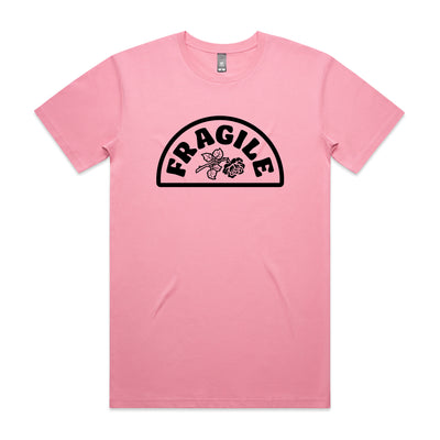 Fragile Rose Tee by Lonely Kids Club. All clothing from our T-shirts to our shorts and hoodies are ethically made, and printed packed and shipped from Sydney.