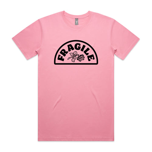 Fragile Rose Tee by Lonely Kids Club. All clothing from our T-shirts to our shorts and hoodies are ethically made, and printed packed and shipped from Sydney.