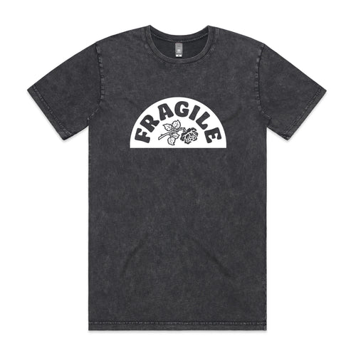 Fragile Rose Tee by Lonely Kids Club. All clothing from our T-shirts to our shorts and hoodies are ethically made, and printed packed and shipped from Sydney.
