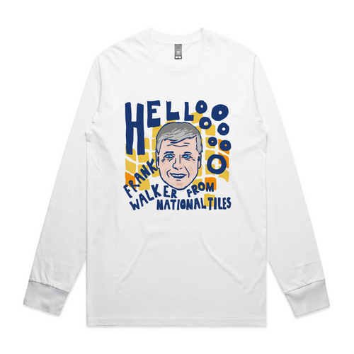Frank Walker Tee by Lonely Kids Club. All clothing from our T-shirts to our shorts and hoodies are ethically made, and printed packed and shipped from Sydney.