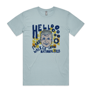 Frank Walker Tee by Lonely Kids Club. All clothing from our T-shirts to our shorts and hoodies are ethically made, and printed packed and shipped from Sydney.