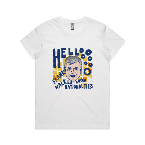 Frank Walker Tee by Lonely Kids Club. All clothing from our T-shirts to our shorts and hoodies are ethically made, and printed packed and shipped from Sydney.