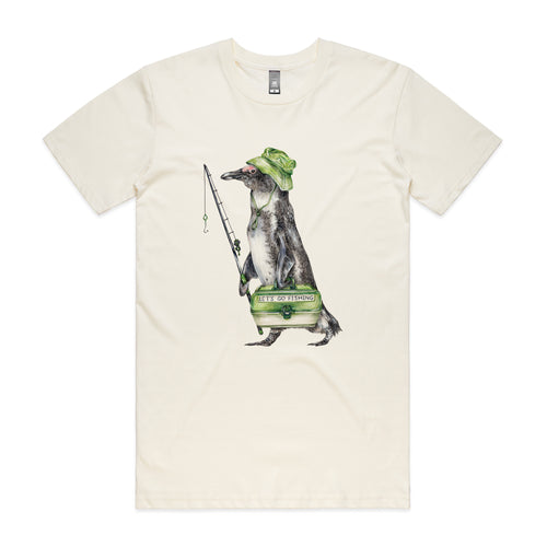Fraser The Fisherman Tee by Lonely Kids Club. All clothing from our T-shirts to our shorts and hoodies are ethically made, and printed packed and shipped from Sydney.