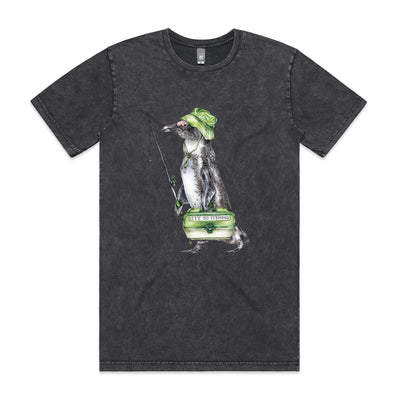 Fraser The Fisherman Tee by Lonely Kids Club. All clothing from our T-shirts to our shorts and hoodies are ethically made, and printed packed and shipped from Sydney.