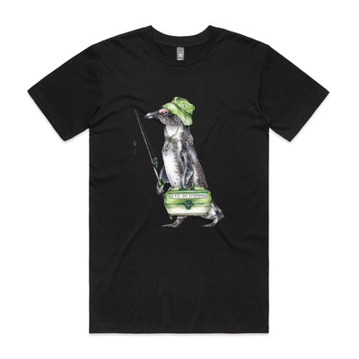 Fraser The Fisherman Tee by Lonely Kids Club. All clothing from our T-shirts to our shorts and hoodies are ethically made, and printed packed and shipped from Sydney.
