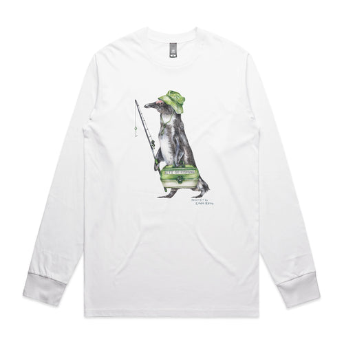 Fraser The Fisherman Tee by Lonely Kids Club. All clothing from our T-shirts to our shorts and hoodies are ethically made, and printed packed and shipped from Sydney.