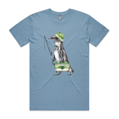 Fraser The Fisherman Tee by Lonely Kids Club. All clothing from our T-shirts to our shorts and hoodies are ethically made, and printed packed and shipped from Sydney.