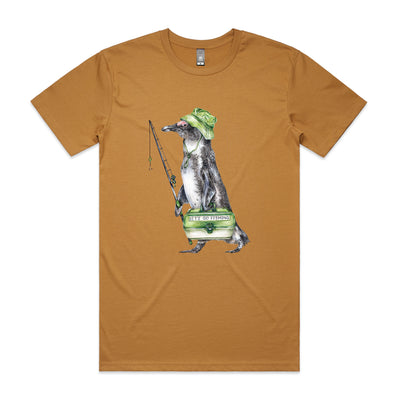 Fraser The Fisherman Tee by Lonely Kids Club. All clothing from our T-shirts to our shorts and hoodies are ethically made, and printed packed and shipped from Sydney.