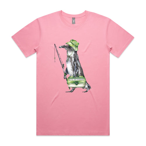 Fraser The Fisherman Tee by Lonely Kids Club. All clothing from our T-shirts to our shorts and hoodies are ethically made, and printed packed and shipped from Sydney.