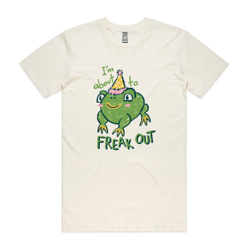 Freak Out Tee by Lonely Kids Club. All clothing from our T-shirts to our shorts and hoodies are ethically made, and printed packed and shipped from Sydney.